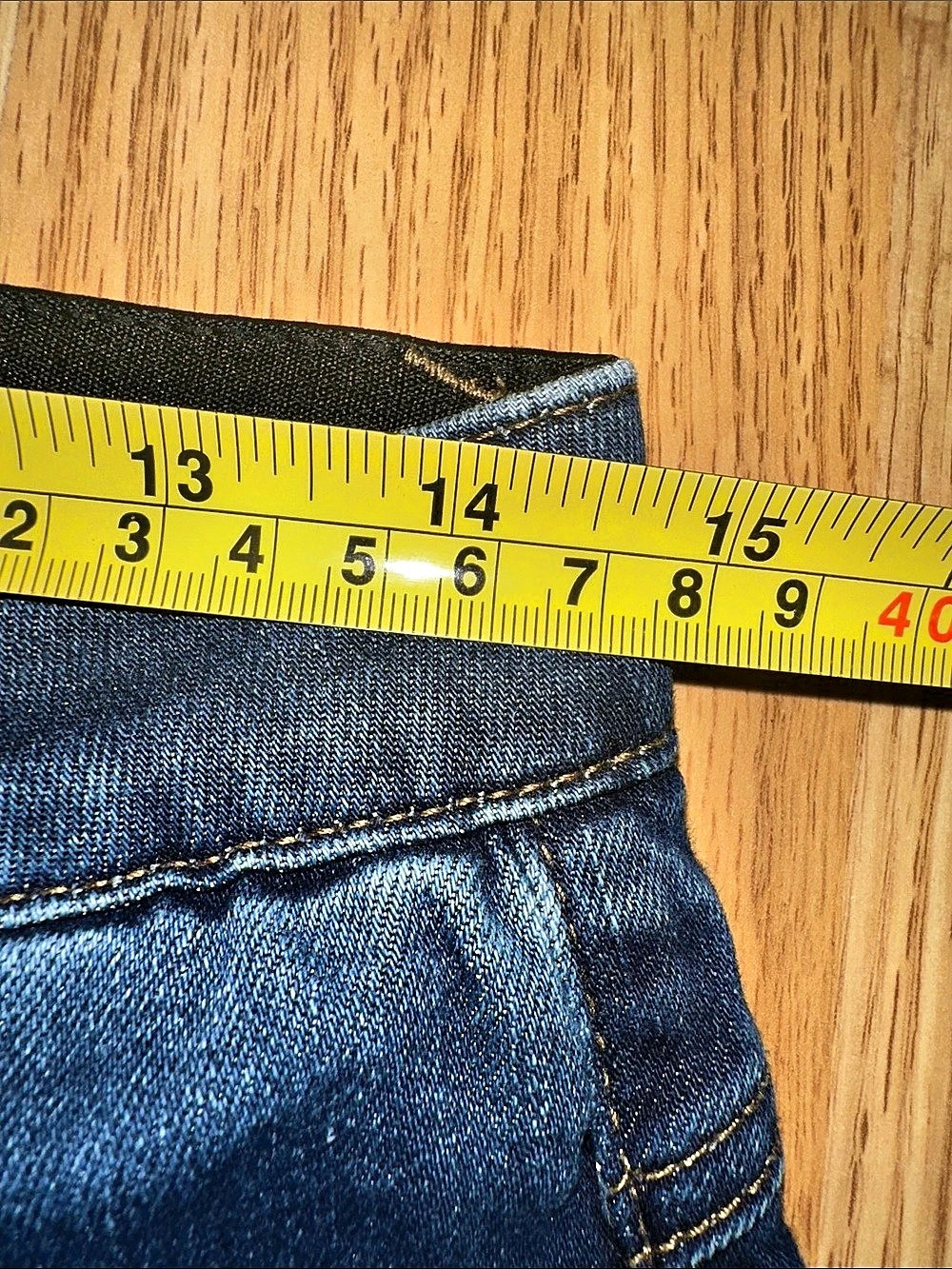 Women’s Democracy Seamed Bootcut Denim Jeans with Slit at Front Hems - Size 8 - Picture 6 of 12
